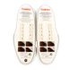 Світло-бежеві силіконові шнурки в туфлі Coolnice (3 см) 55330 фото 2