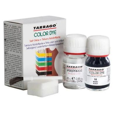Краска для гладкой кожи Tarrago Self Shine Color Dye Kit 2х25 ml TDC05 (18) фото