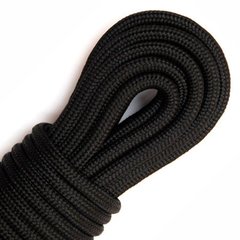 Черные круглые шнурки для обуви (5 мм) 218100 фото