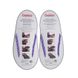 Фиолетовые силиконовые шнурки Coolnice (6+6) 6623 фото 2