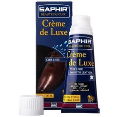 Водоотталкивающий крем для обуви Saphir Creme De Luxe 75 ml 0023 (01) фото