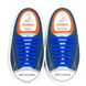 Синие силиконовые шнурки Coolnice (8+8) 8822 фото 1