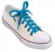 Широкие плоские шнурки для обуви Бирюзовые 110510 фото 3