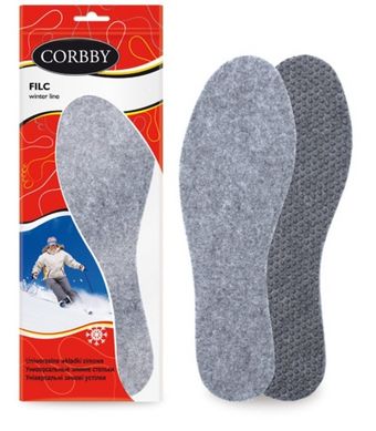 Демисезонные фетровые стельки для обуви Corbby Filc 1061C фото