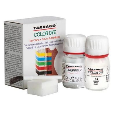 Фарба для гладкої шкіри Tarrago Self Shine Color Dye Kit 2х25 ml TDC05 (01) фото